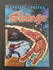 Strange n°74 de fevrier 1976 lug poster attaché réservé