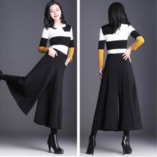 Femme Faux Laine Pantalon