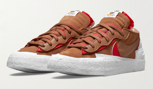 Sacai nike blazer low - x,