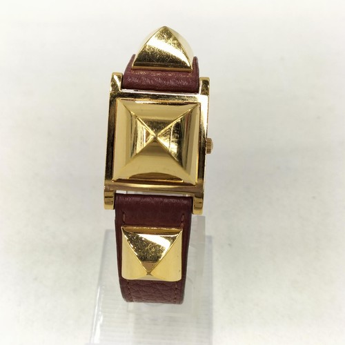 Montre bracelet cloutée - montre-bracelet,