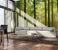 Intérieur Papier Peint Vert