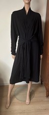 robe Weill drapée noir taille