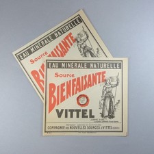 Lot de 2 étiquettes eau
