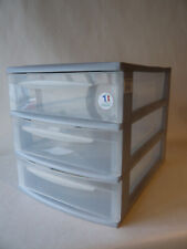 LOT de 3 modules de rangement A5 – 3 tiroirs – gris - bureau - E D A- neuf