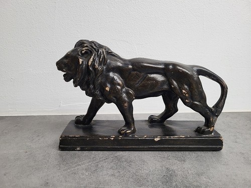 Ancien lion platre - ancien,