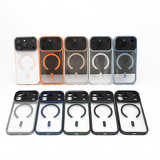 Coque iPhone 11-17 ProMax Air Magnétique MagSafe Luxe Antichoc Clair Armure