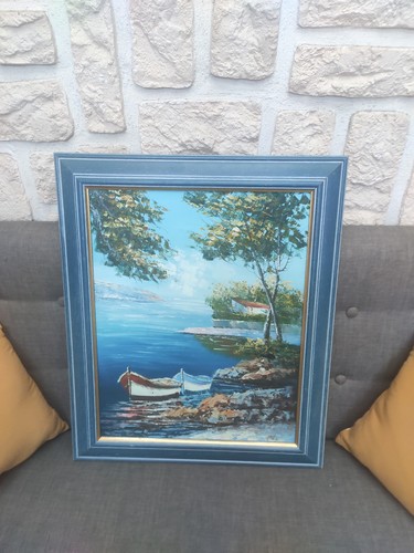 Tableau ancien huile sur - tableau,