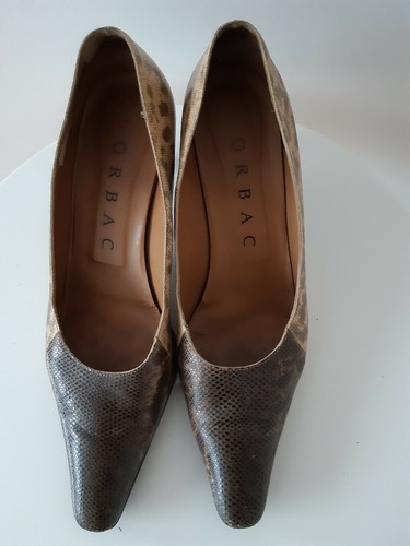 Chaussures talon peau de - peau,