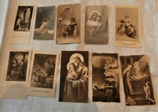 lot 10 images pieuses religieuses anciennes 1934 à 1941 - N3