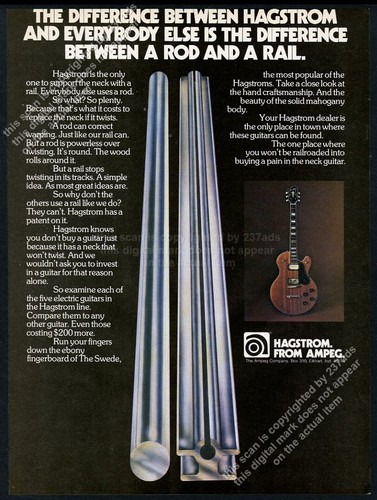 1976 hagstrom electric guitar - 1976,