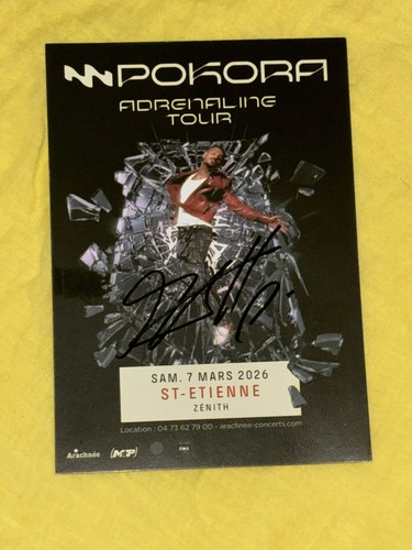 Flyer dédicacé autograph - dédicacé,