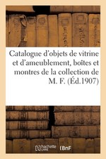 Catalogue d'objets de vitrine