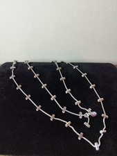 Swatch Bijou Collier Sautoir Inox Et Cristaux Swarovski Modèle Lustro Rare