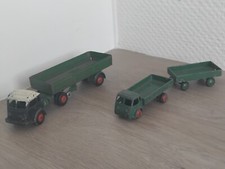 Lot Renault CIJ camion 7T + tracteur routier et remorques fainéant 1/43e vintage