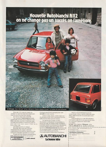Autobianchi 112 coupure de - autobianchi, a