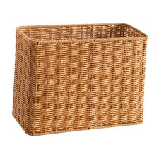 Panier d'organisation tissé, bacs de rangement pour paniers à journaux,