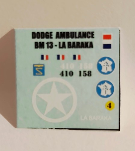 Décalcomanies maquettes dodge - maquettes,
