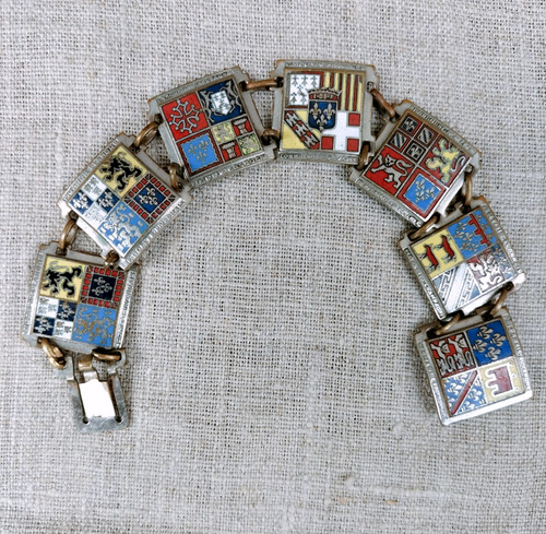 Bracelet vintage blasons - bracelet,