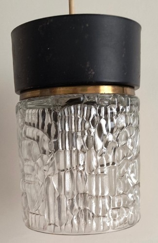 Suspension vintage verre - suspension,