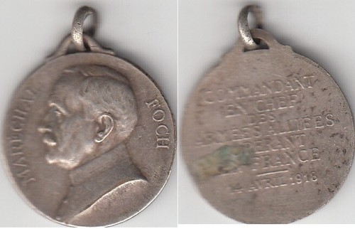 Médaille maréchal foch - maréchal,