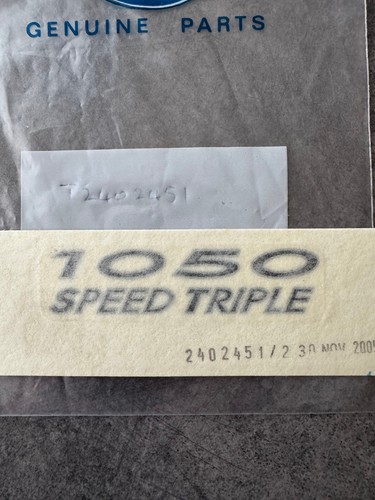 Original triumph speed triple - original,