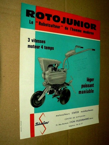 Prospectus motoculteur stafor - prospectus,