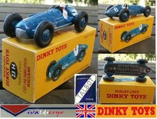 Talbot Lago bleu dinky toys france 23H restaurée boite repro 1/43