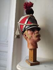 LOT RAR SUPERB SHAKO GARD HONEUR PLAQ ARGENT STYL NAPOLEON 1r Rgt  COIFE 1r EMPI