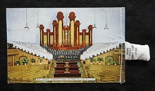 1958 " Grand Mormon Tabernacle Orgue " Avec Sac Sel Lac City Ut Utah Carte