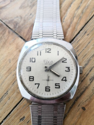 Rare ancienne montre elvia - ancienne,