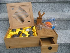 SERVICE THE CHINOIS DE XIJING COMPLET / 6 PERSONNES  DANS COFFRET + ACCESSOIRES 