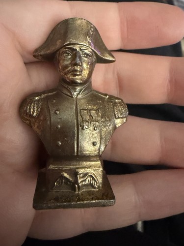 Petit buste bronze - , doré