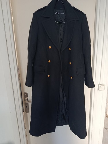 Manteau noir long zara pour - de,