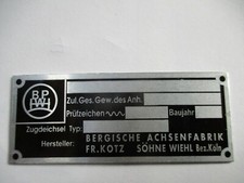 Bpw Plaque Bouclier Timon