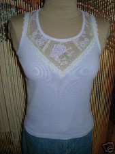 ~LAVENDER ROSE~ lacey see thru TANK    CUSTOMIZE