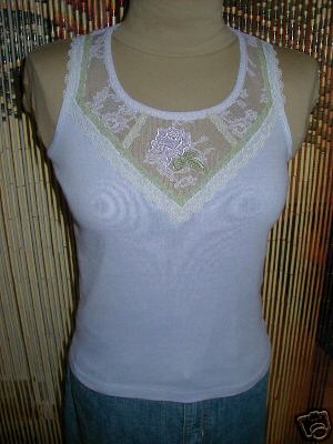 Lavender rose lacey see thru - rose~,