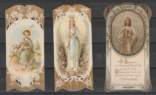 Trois santini époque début - trois,