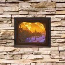 Cadre Lumineux Décor Lac