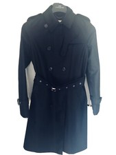 Trench-coat Femme Coach Noir Classique Neuf Taille US8 UK12