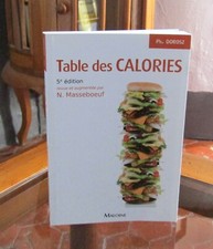 TABLE DES CALORIES 5e édition