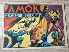 AMOK n° 69 combat desespere 1948 SAGE pub CAPITAINE MARVEL au dos récit complet