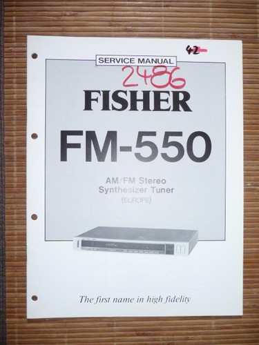 Manuel service pour fisher - de,
