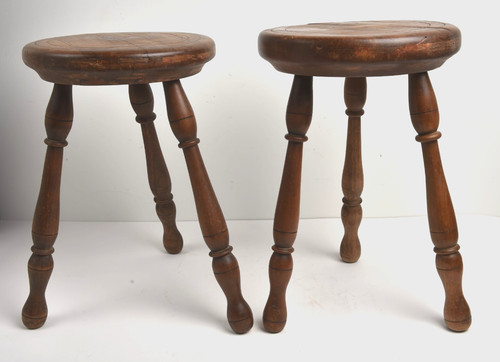 Tabourets tripode vintage - tripode,