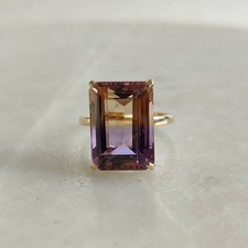 Bague bracelet amétrine
