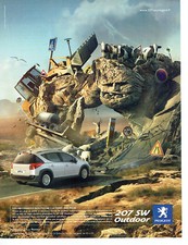Publicité Advertising 078  2008    La Peugeot 207 SW Outdoor