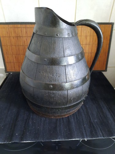 Grand pichet bois vin ou - pichet, à