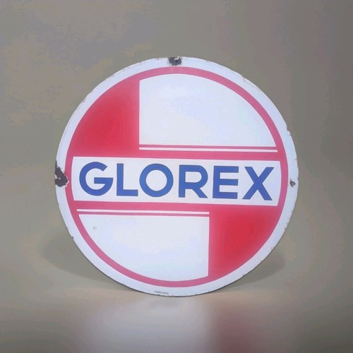 Rare plaque émaillée glorex - plaque,