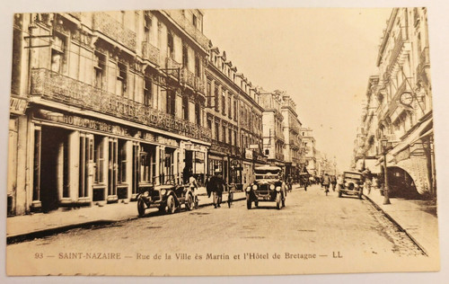 Cpa saint nazaire rue de - 44,