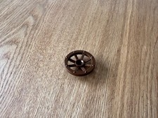 Lego Oldbrown wheel Réf 2470 Set 6042/6038/6039/6027/6028/6079/6056/6029/6004