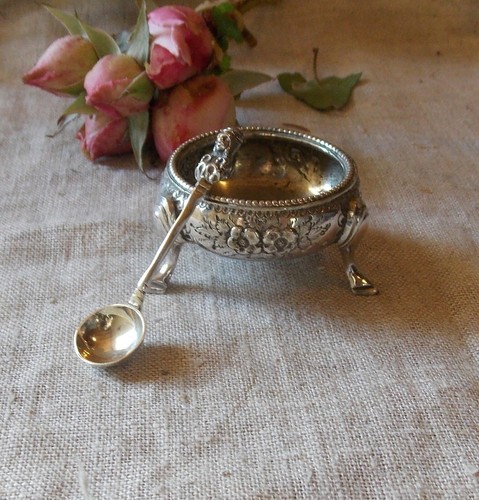 Ancien saleron argent anglais - ancien,